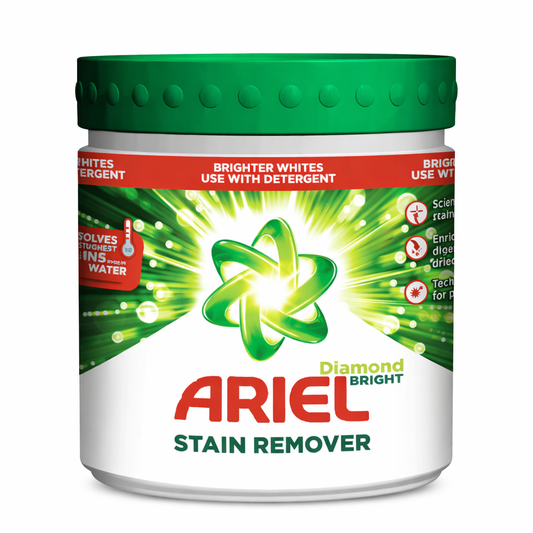 Ariel Diamond Bright Folteltávolító Por 500g – Erőteljes Folteltávolítás és Mélytisztítás
