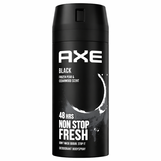 AXE Black Dezodor Bodyspray – 48H Frissesség, Frozen Pear & Cedarwood Férfi Testpermet
