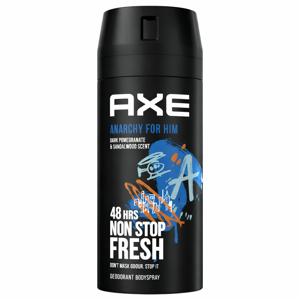 AXE Anarchy For Him Dezodor Bodyspray – 48H Frissesség, Dark Pomegranate & Sandalwood Férfi Testpermet