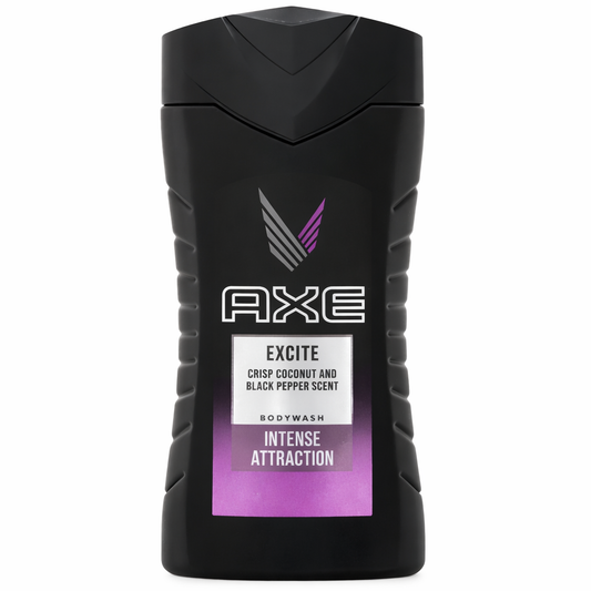 AXE Excite Tusfürdő 250 ml – Kókusz & Fekete Bors Illat, Intense Attraction Férfi Tusfürdő