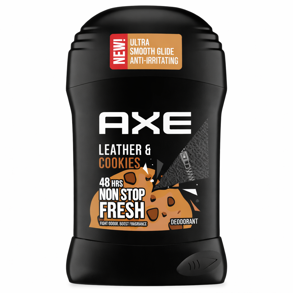 AXE Leather & Cookies Stift Dezodor 50 ml – 48H Védelem, Bőrkímélő Anti-Irritating Formula