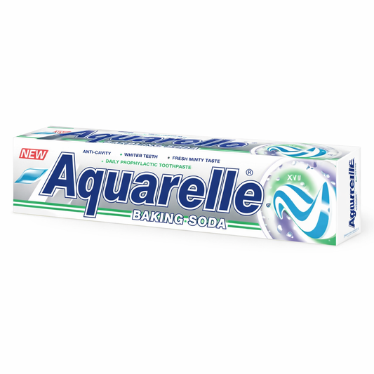 Aquarelle Baking Soda Fogkrém 100 ml – Szódabikarbónás Tisztítás és Friss Lehelet