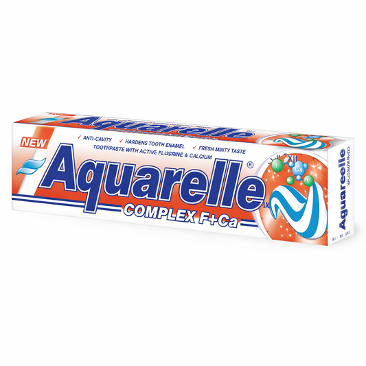 Aquarelle Complex F+Ca Fogkrém 100 ml – Fluor + Kalcium a Fogzománc Erősítéséért