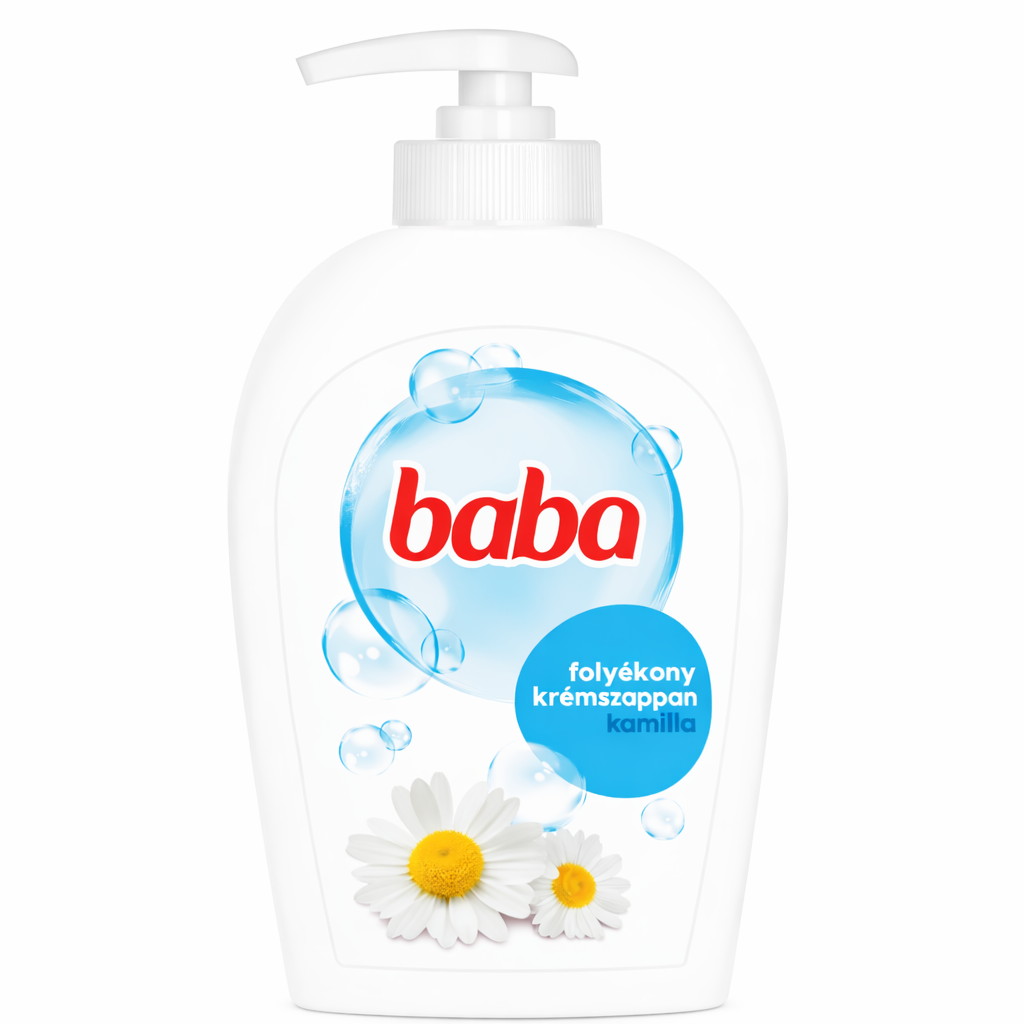 Baba folyékony krémszappan kamilla 250 ml – hidratáló, nyugtató kézmosó