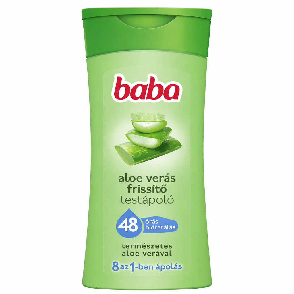 Baba Aloe Verás Frissítő Testápoló 400 ml