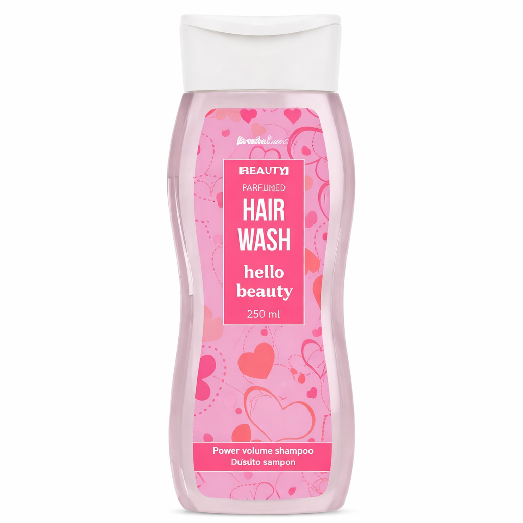 Beauty Line „Hello Beauty” Parfümös Sampon 250 ml – Frissesség és Ragyogó Haj minden Nap