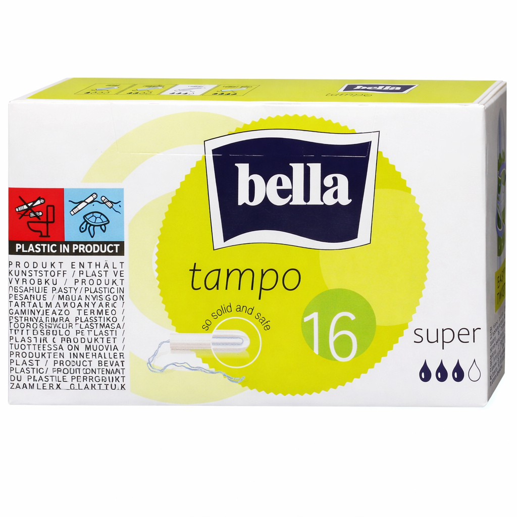 Bella Tampo Super tampon (16 db) – Extra nedvszívás a nagyobb biztonságért