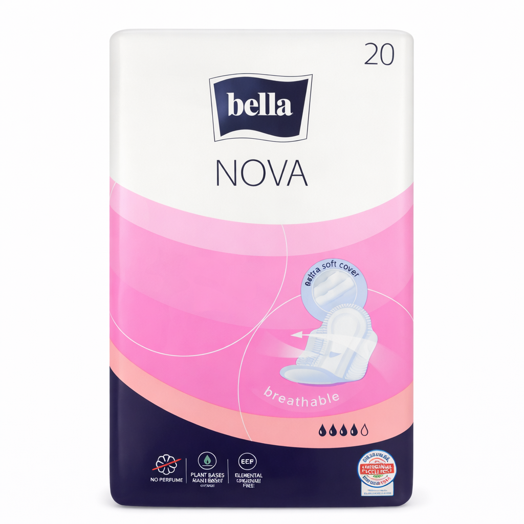 Bella Nova egészségügyi betét (20 db) – Légáteresztő kényelem és megbízható védelem