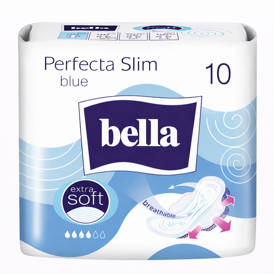 ella Perfecta Slim Blue egészségügyi betét – diszkrét védelem és maximális kényelem