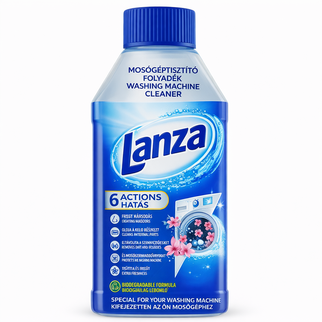 Lanza mosógép tisztító folyadék 250ml
