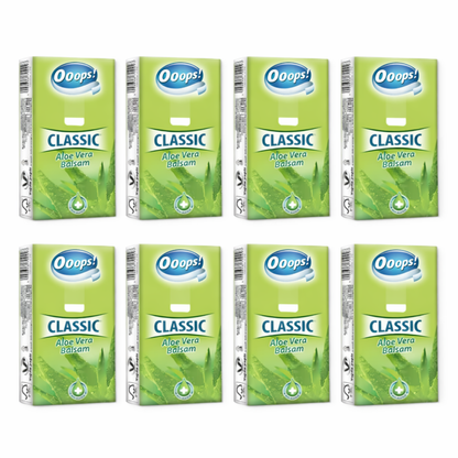 Ooops! Classic Aloe Vera Balsam Papírzsebkendő 10×10 db – 3 Rétegű, Extra Puha és Bőrkímélő