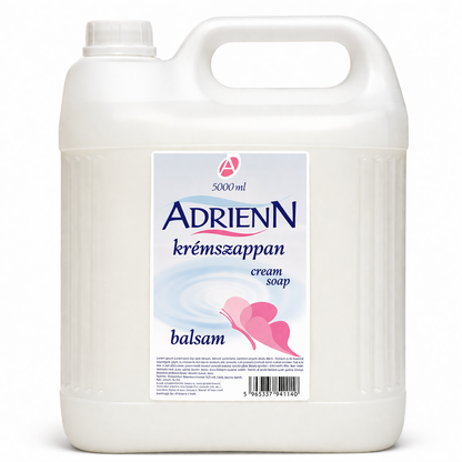 Adrienn Cream Soap Balsam krémszappan 5 L – hidratáló folyékony szappan utántöltő