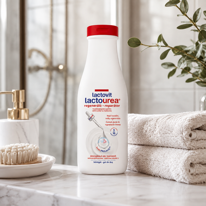Lactovit Lactourea regeneráló tusfürdő érzékeny bőrre – 1000 ml