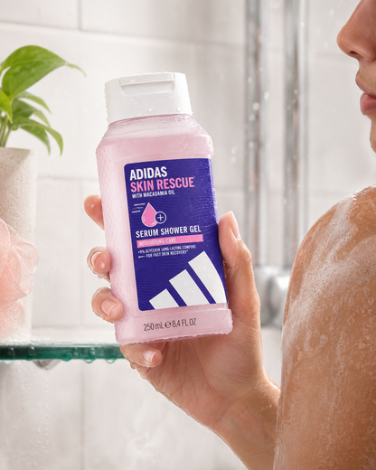 Adidas Skin Rescue tusfürdő 250 ml – Hidratáló ápolás makadámia olajjal