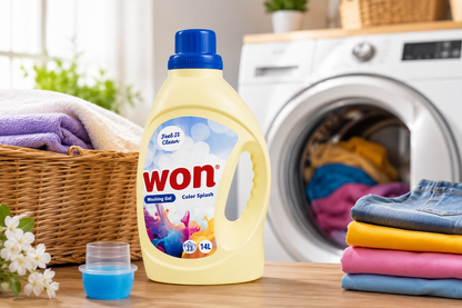 Won Color Splash Mosógél 1,4 L (23 mosás) – Színes ruhákhoz