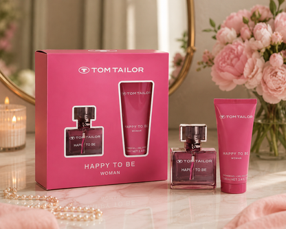 Tom Tailor Happy To Be Woman ajándékcsomag – Női parfüm és tusfürdő szett