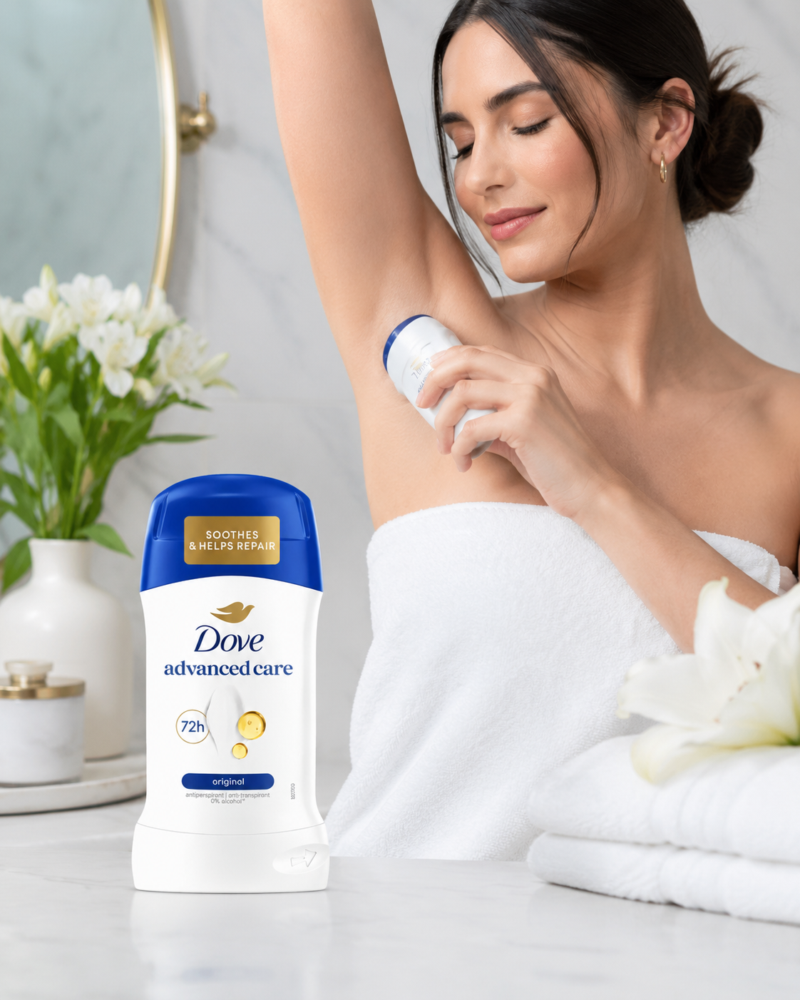 Dove Advanced Care Original Izzadásgátló Stift 50 ml – Mindennapi Védelem és Ápolás