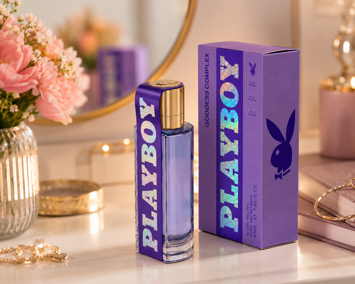 Playboy Goddess Complex Női Parfüm 40 ml – Édes, Gyümölcsös-Virágos Eau de Toilette