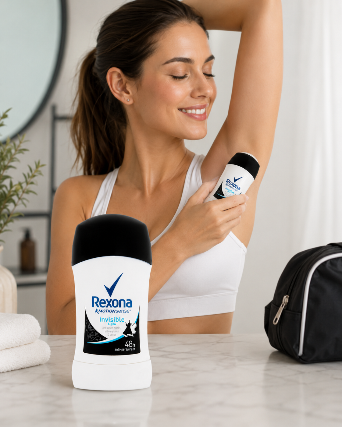 Rexona MotionSense Invisible Aqua stift 40 ml dezodor – 48 órás izzadásgátló védelem