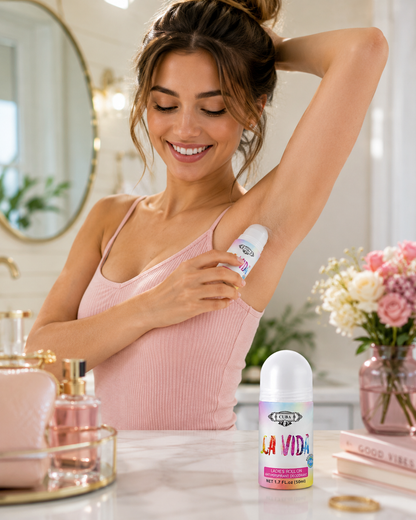 Cuba La Vida női golyós dezodor 50 ml – 24h izzadásgátló roll-on friss, gyümölcsös illattal