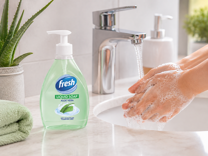 Fresh Aloe Vera folyékony szappan pumpás adagolóval – 500 ml