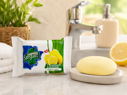 Safeguard Lemon Gentle Care szappan 75 g – citromos szilárd szappan