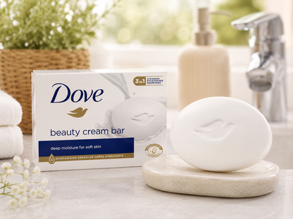 Dove Beauty Cream Bar szappan 90 g – 3 az 1-ben hidratáló krémszappan puha bőrért