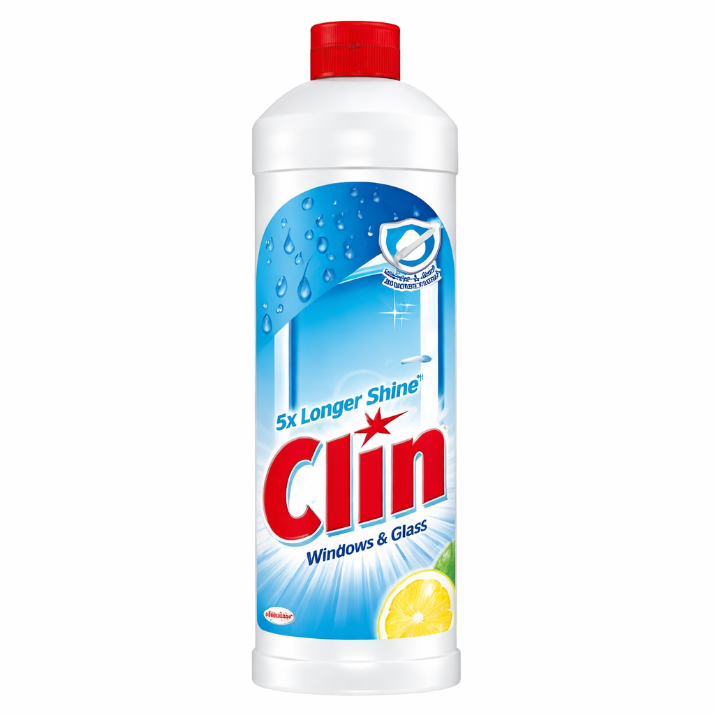 Clin ablaktisztító utántöltő 750ml – Citrom illatú üvegtisztító Water & Dirt Protection technológiával