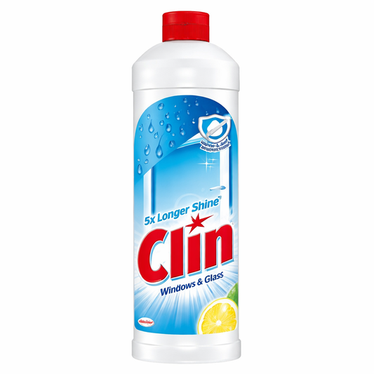 Clin ablaktisztító utántöltő 750ml – Citrom illatú üvegtisztító Water & Dirt Protection technológiával