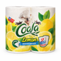 Coala Lemon háztartási papírtörlő – 2 mega tekercs, 2 rétegű, erős és extra nedvszívó
