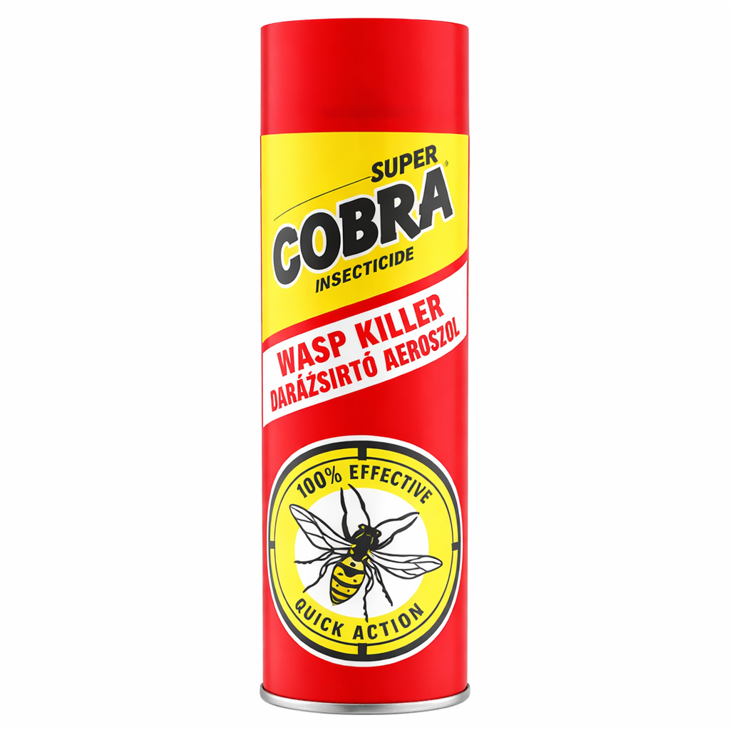 Cobra Wasp Killer darázsirtó aeroszol 400ml – Gyors hatású, erős rovarirtó spray darazsak ellen