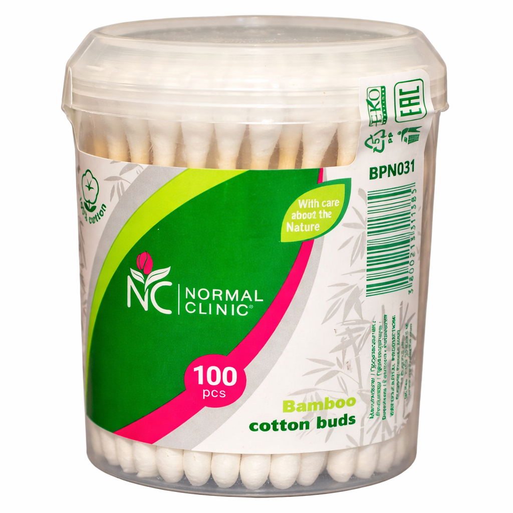 Bambusz Fültisztító Pálcika – Környezetbarát Cotton Buds 100 db