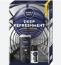 NIVEA MEN Deep Refreshment Active Clean Ajándékcsomag – Tusfürdő és Dezodor Szett