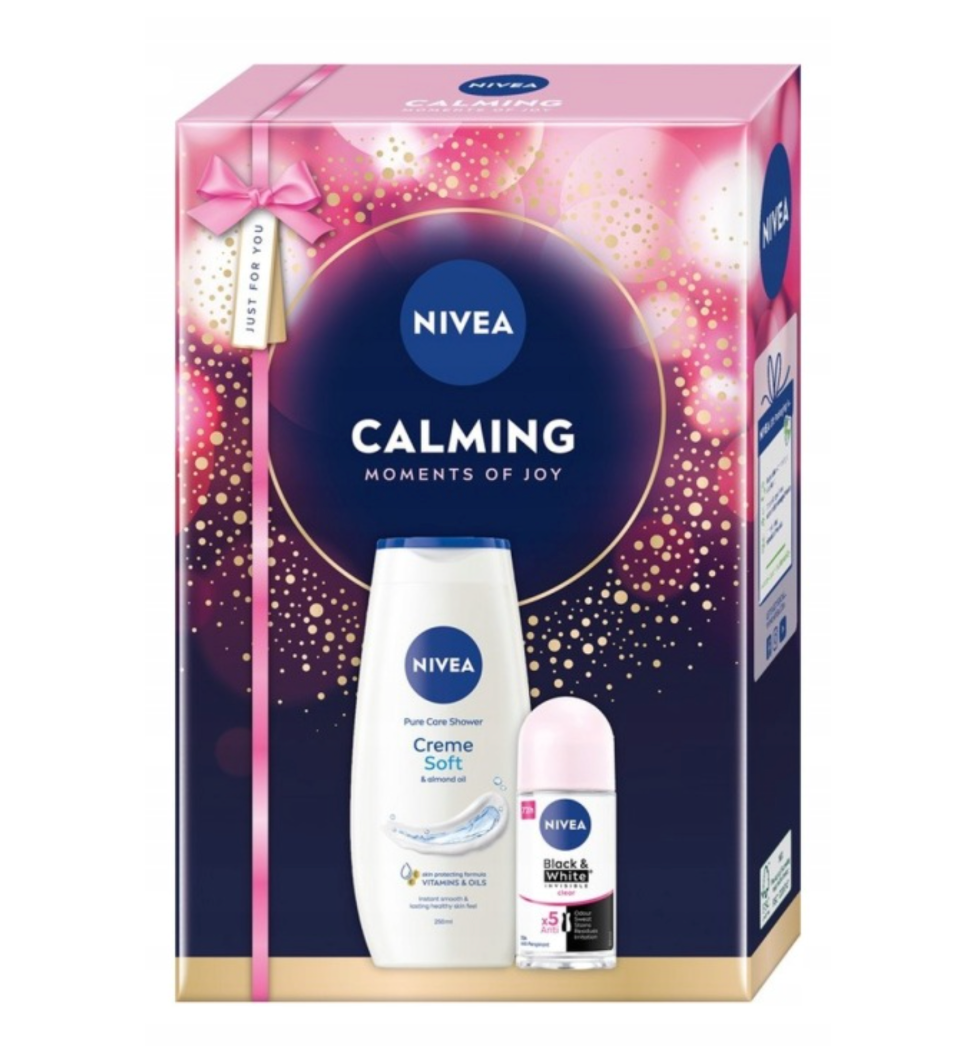 NIVEA Women Calming Moments of Joy Ajándékcsomag – Tusfürdő és Dezodor Szett