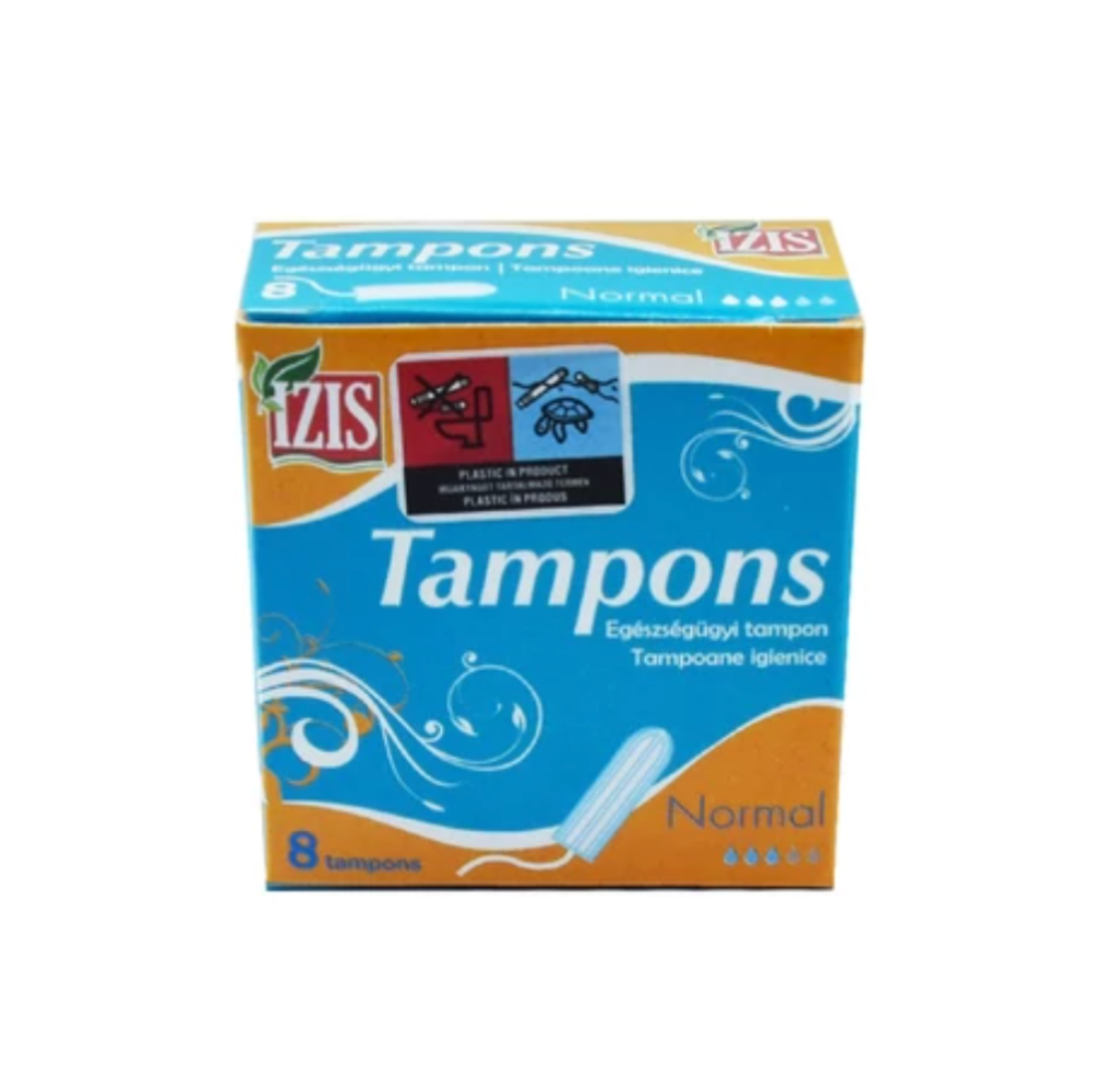 IZIS Tampon Normal 8 db – Egészségügyi Tampon Normál Nedvszívás