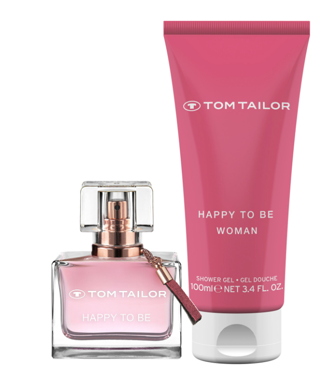 Tom Tailor Happy To Be Woman ajándékcsomag (parfüm + tusfürdő)