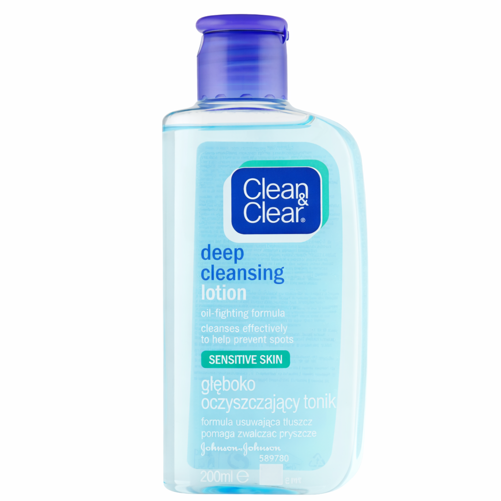 Clean & Clear Mélytisztító Arctonik 200 ml – Zsíros és Pattanásos Bőrre, Pórusösszehúzó Tonik
