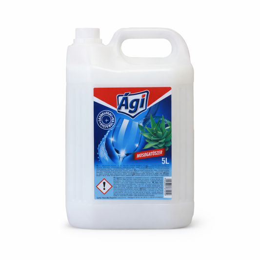 Ági Aloe Vera Mosogatószer 5L – Erős Zsíroldó, Gazdaságos Nagy Kiszerelés