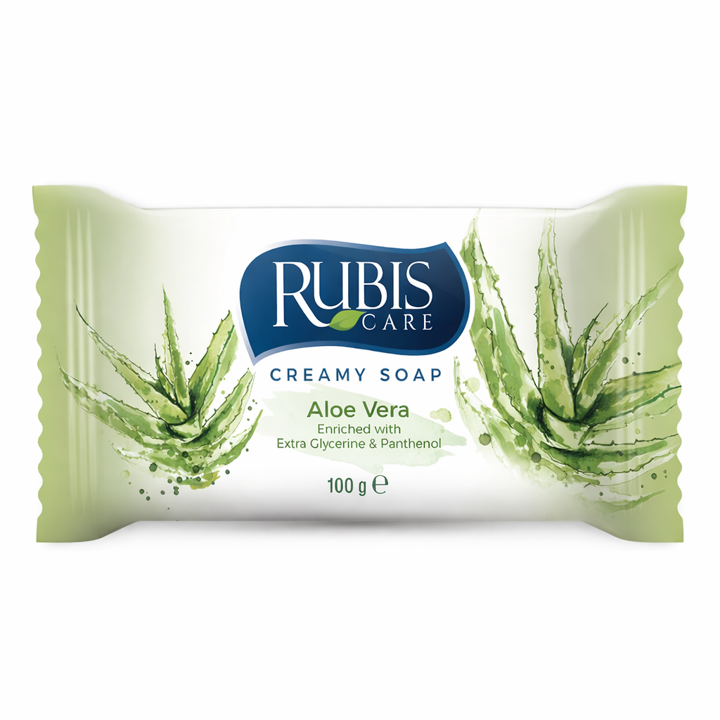 Rubis Care Aloe Vera Krémes Szappan 100 g – Nyugtató Hidratálás és Gyengéd Tisztítás