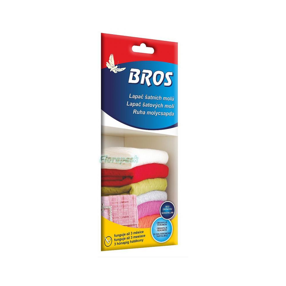 BROS ruhamoly csapda – feromonos molycsapda ruhásszekrénybe (szagtalan, akár 3 hónapig)