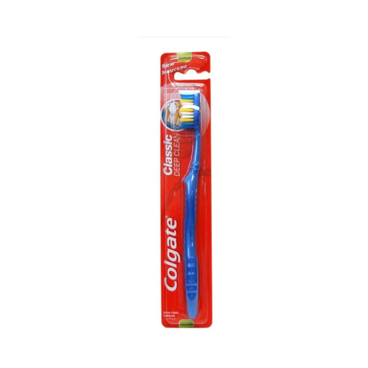 Colgate Classic Deep Clean Fogkefe – Közepes Sörték, Mélytisztító Hatás a Mindennapi Szájápoláshoz