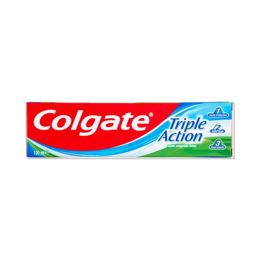 Colgate Triple Action Fogkrém 100 ml – 3 az 1-ben Védelem a Mindennapi Szájápoláshoz