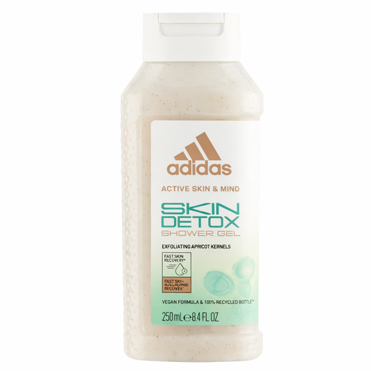 Adidas Skin Detox tusfürdő 250 ml – Radírozó és mélytisztító bőrápolás férfiaknak