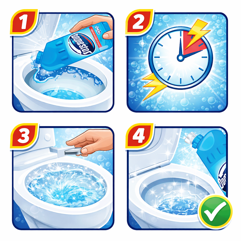 Domestos Atlantic Fresh Fertőtlenítő Szer 750 ml – Többfelületű Tisztító és Higiénikus Fertőtlenítő Friss Tengeri Illattal