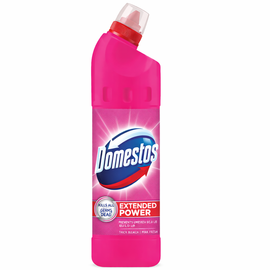 Domestos Pink Fresh Fertőtlenítő Szer 750 ml – Többfelületű Tisztító és Higiénikus Fertőtlenítő Virágos Illattal