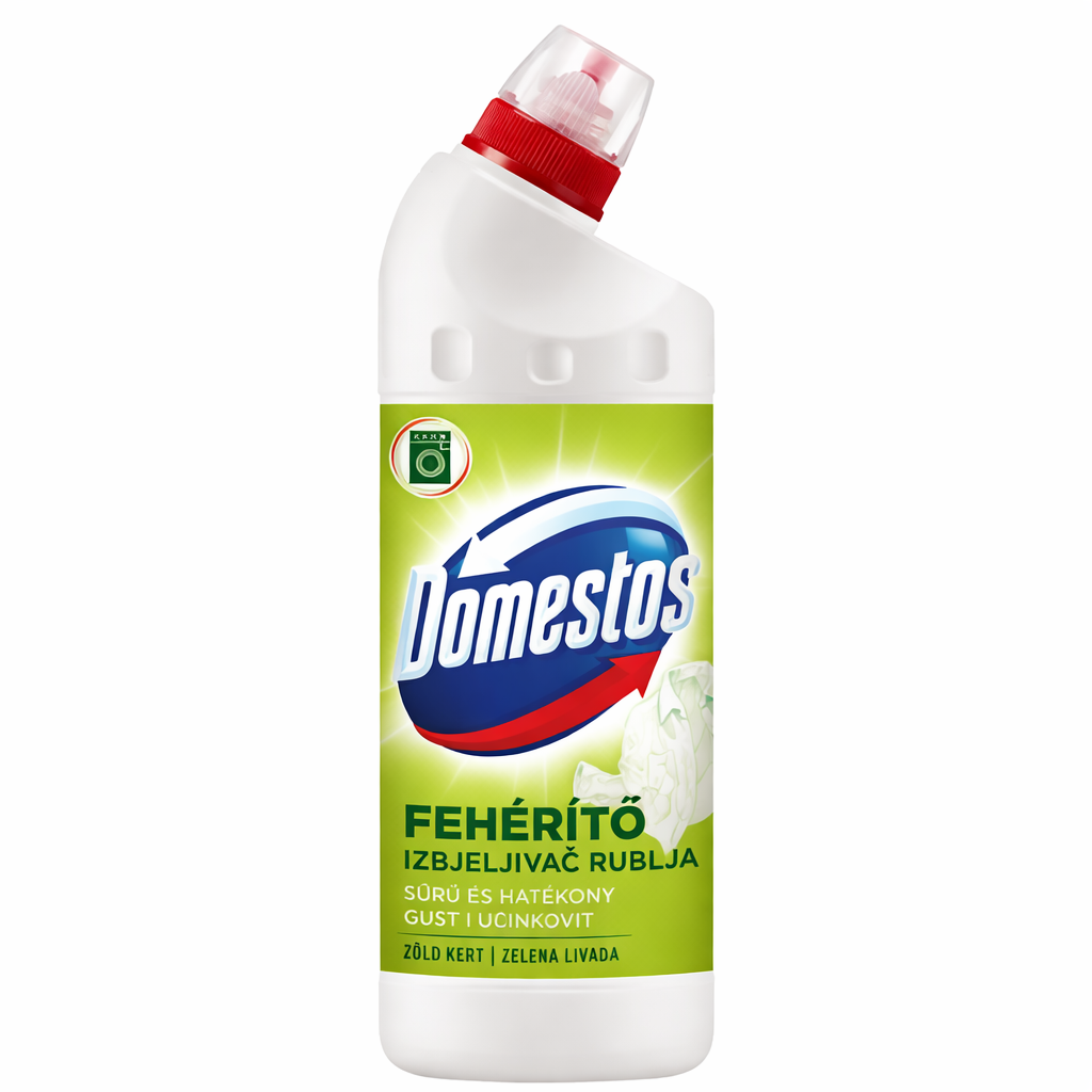 Domestos Fehérítő Ruhákhoz 750 ml – Hatékony Folteltávolító és Fehérítő Mosáshoz