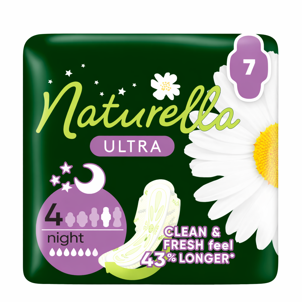 Naturella Ultra Night egészségügyi betét 7 db – Extra éjszakai védelem