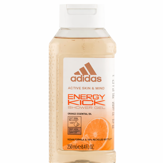 Adidas Energy Kick tusfürdő 250 ml – Frissítő narancsos élmény minden zuhanyzásnál