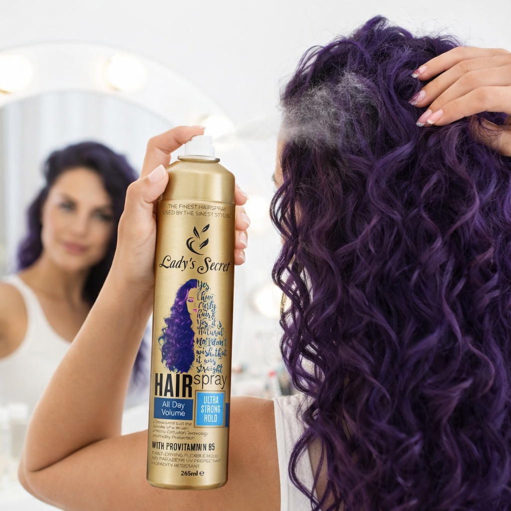 Lady’s Secret Hajlakk Ultra Strong 265 ml – Ultra Erős Tartású Hajlakk Tartós Frizurához