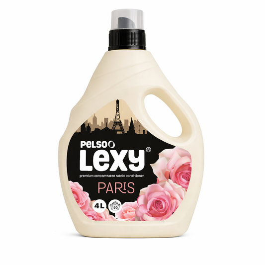 Pelső Lexy Paris Rózsa Textilöblítő 4 L – Elegáns rózsa illat, hosszan tartó puhaság és frissesség